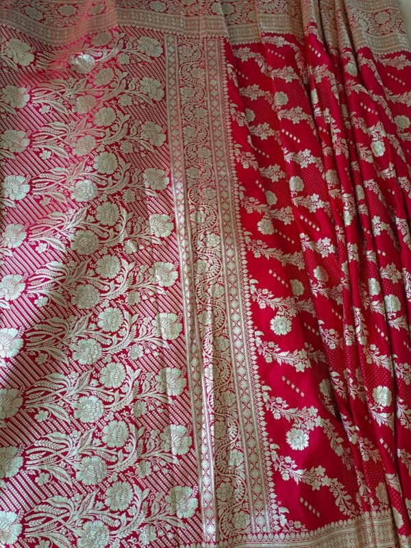 Red Katan Silk Saree 2