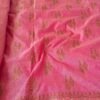 Pink Chanderi Cotton Saree