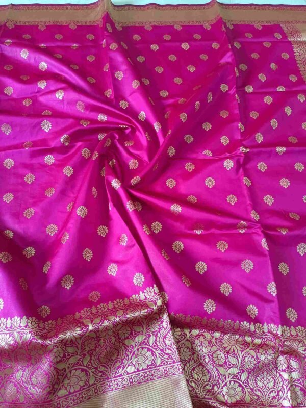 Pink Chanderi Silksaree