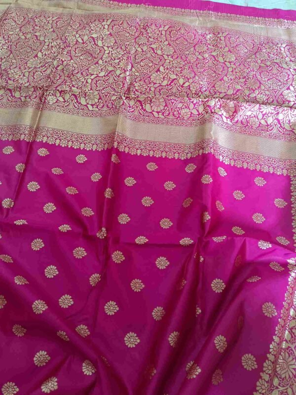 Pink Chanderi Silksaree