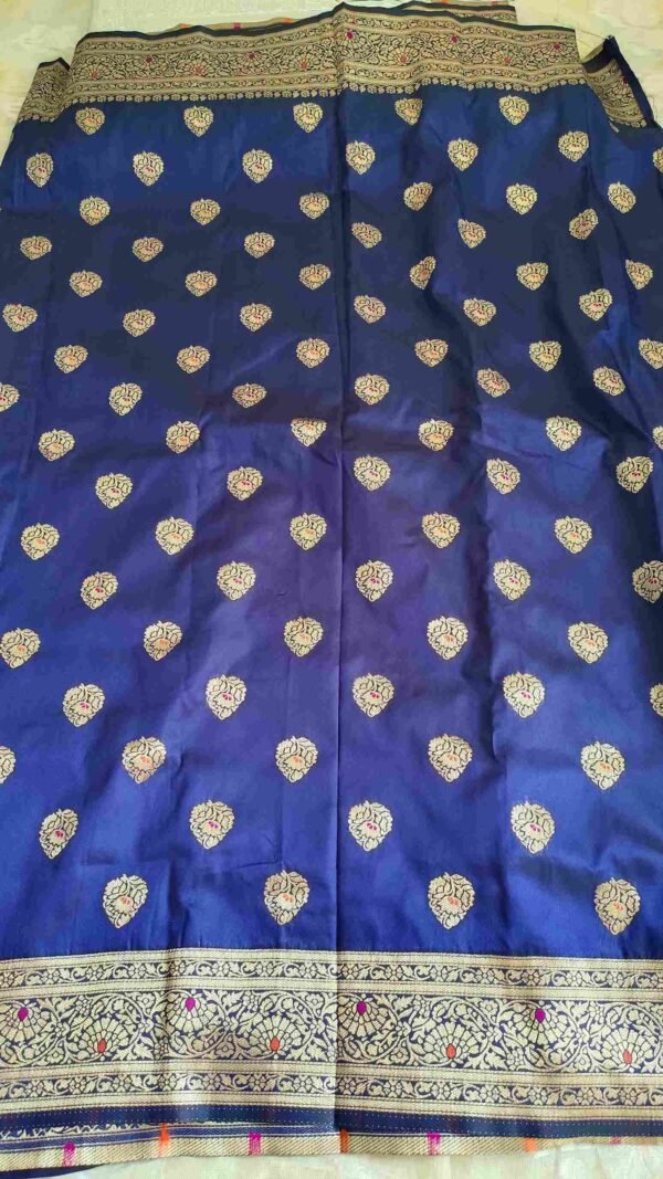 Blue Banarasi Saree