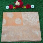 Orange Chanderi Cotton Saree