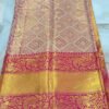 Gold Grey Kanchipuram Pattu SilkSaree1