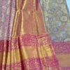 Gold Grey Kanchipuram Pattu SilkSaree3