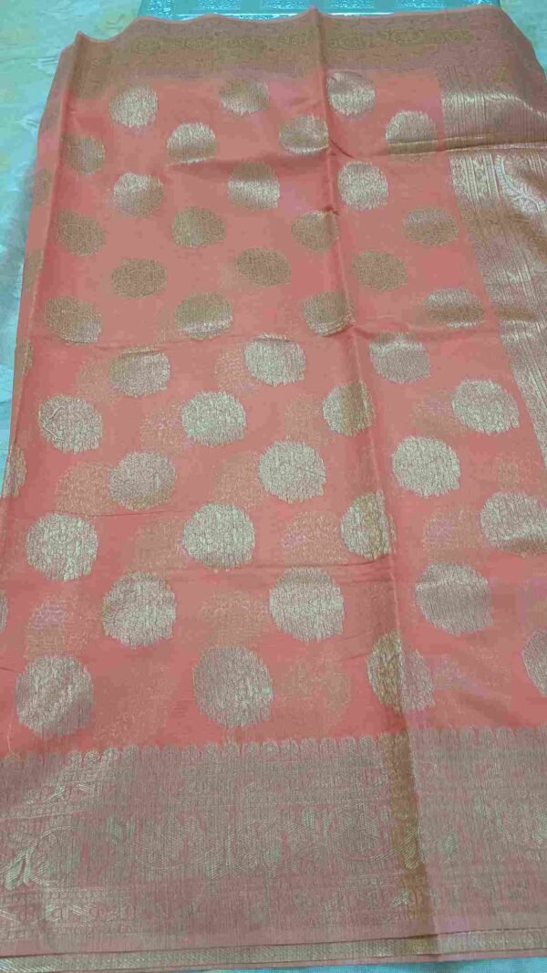 Pink Chanderi Cotton Saree 1