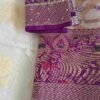 Purple Kanjivaram Tissue Saree