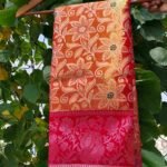 Orange Kanjivaram Pattu Silksaree