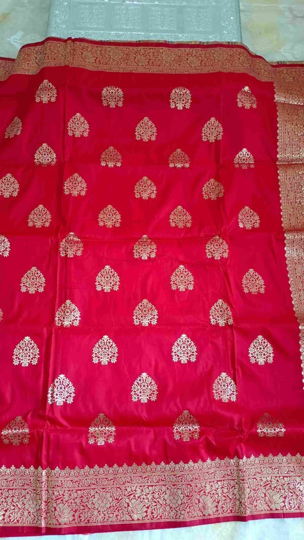 Red Banarasi Saree