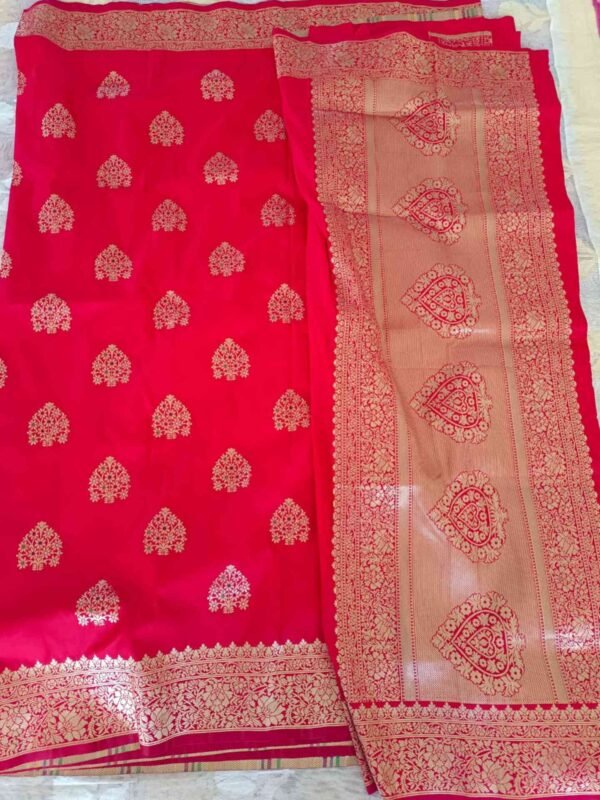 Red Banarasi Saree 1