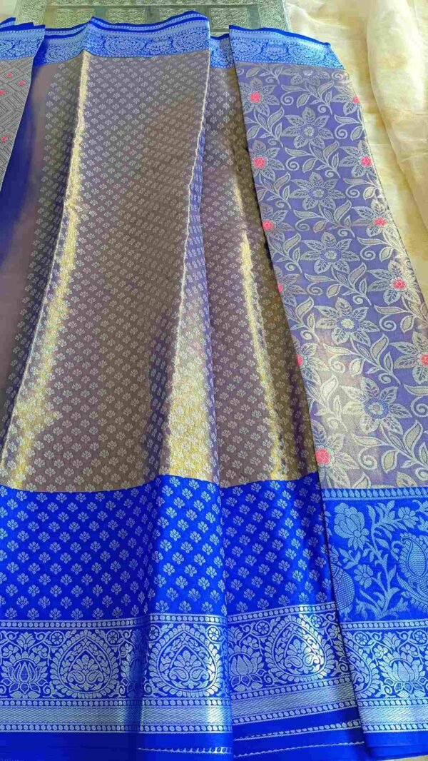 Blue Kanjivaram Pattu Silksaree 3