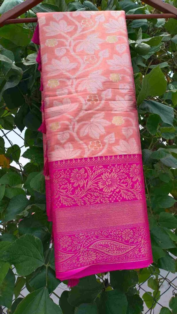 Pink Kanjivaram Pattu Silksaree