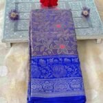 Blue Kanjivaram Pattu Silksaree