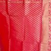 Peach Kanjivaram Semi Pattu Silk Saree 4