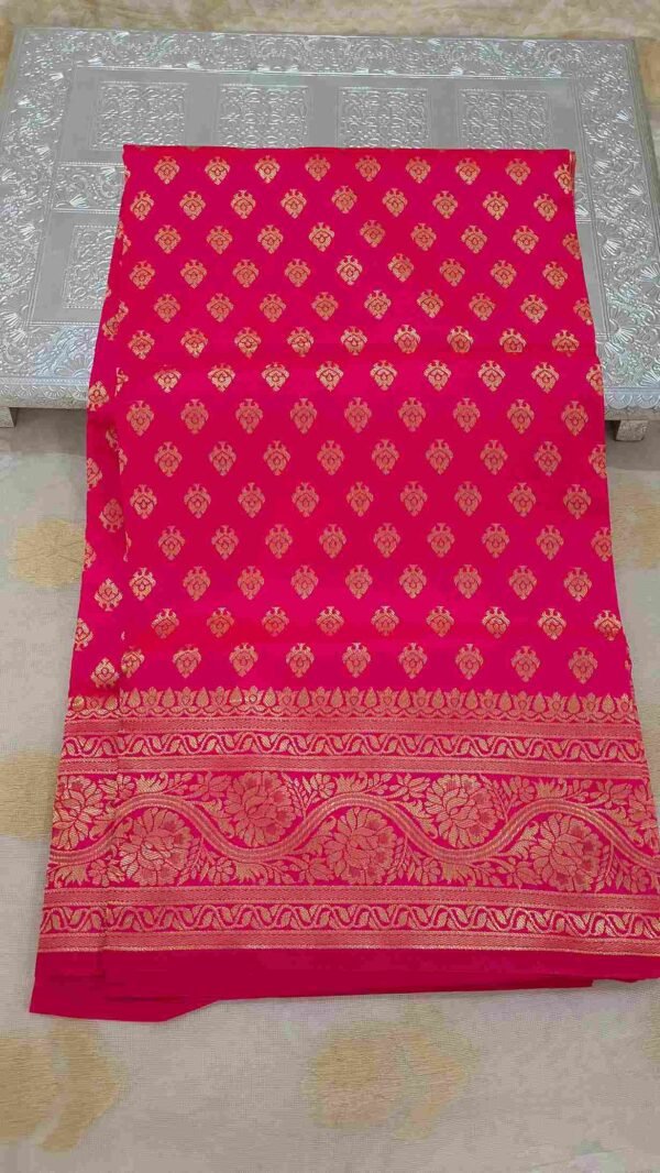 Peach Silk Saree