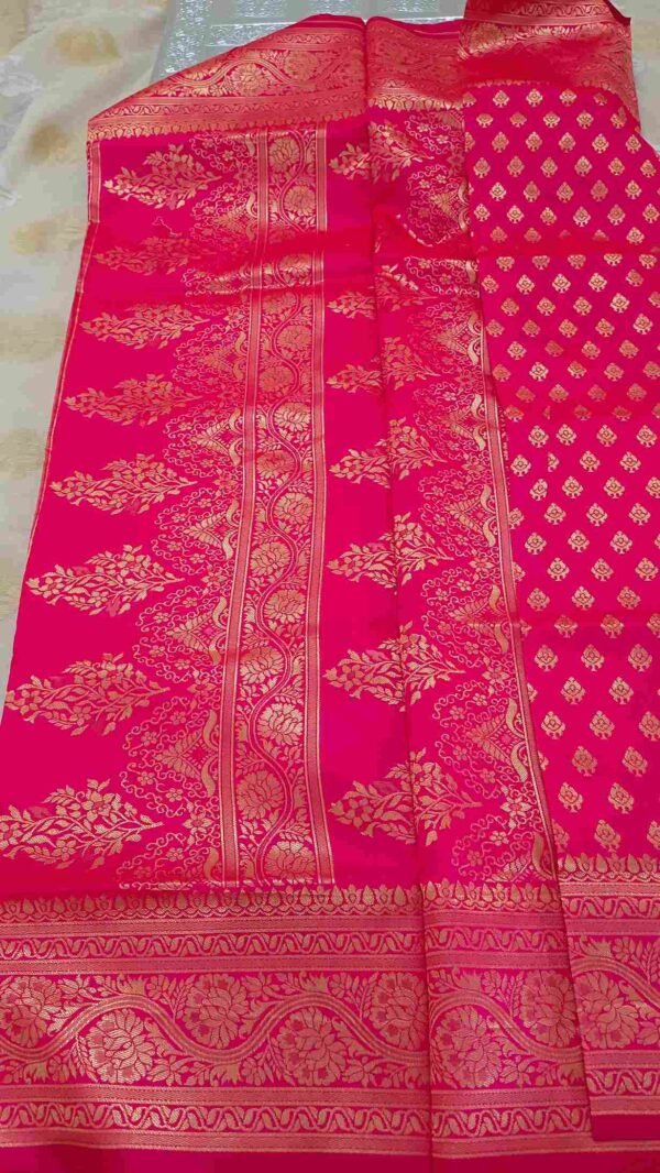 Peach Silk Saree 2