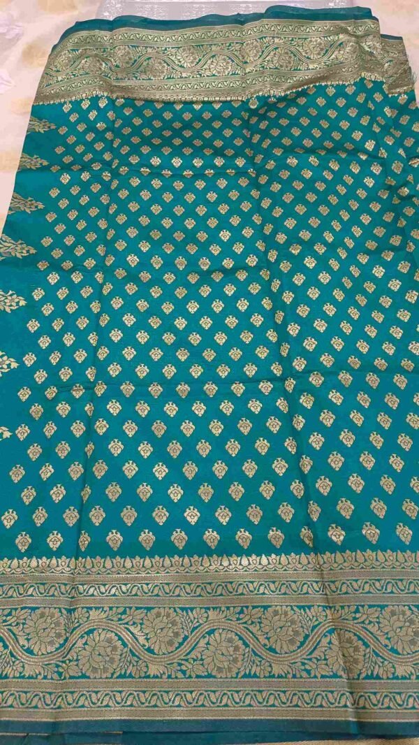 Rama Green Silk Saree