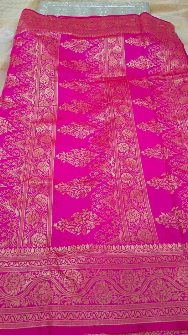 Pink Silk Saree 2