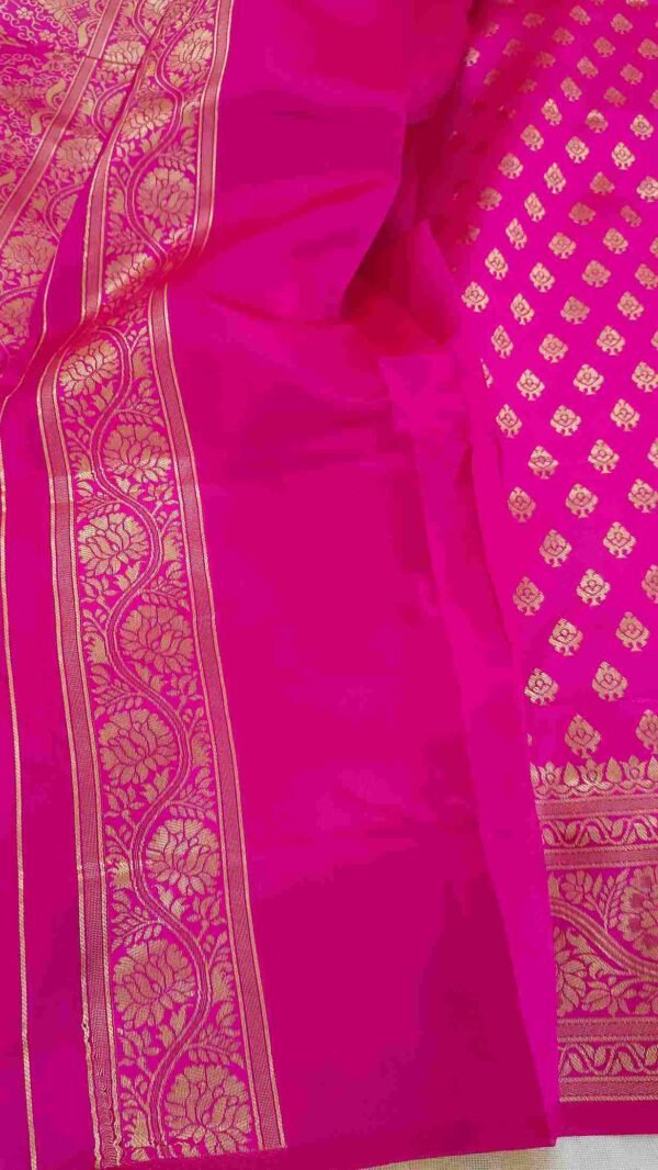 Pink Silk Saree 3