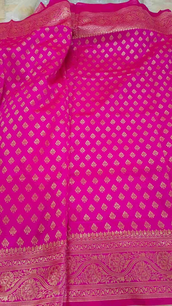 Pink Silk Saree