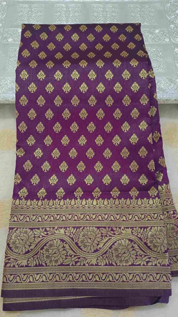 Purple Silk Saree