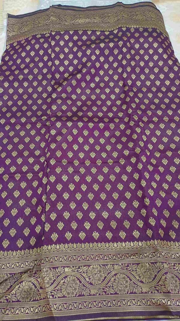 Purple Silk Saree 1