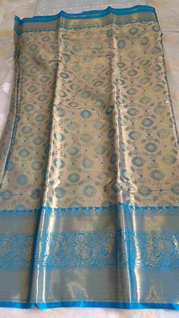 Blue Kanjivaram Pattu Silksaree 1