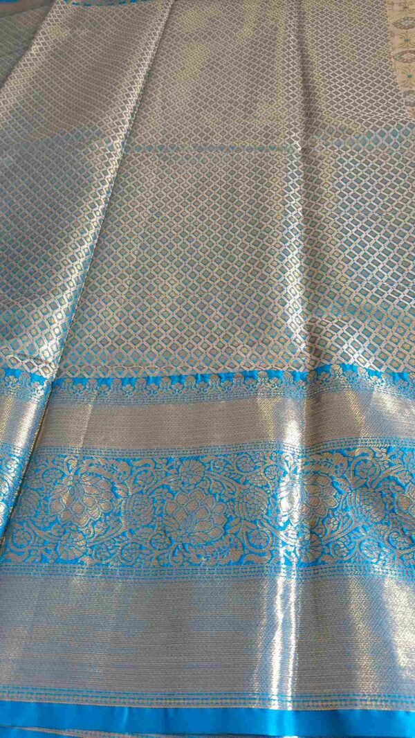 Blue Kanjivaram Pattu Silksaree 3